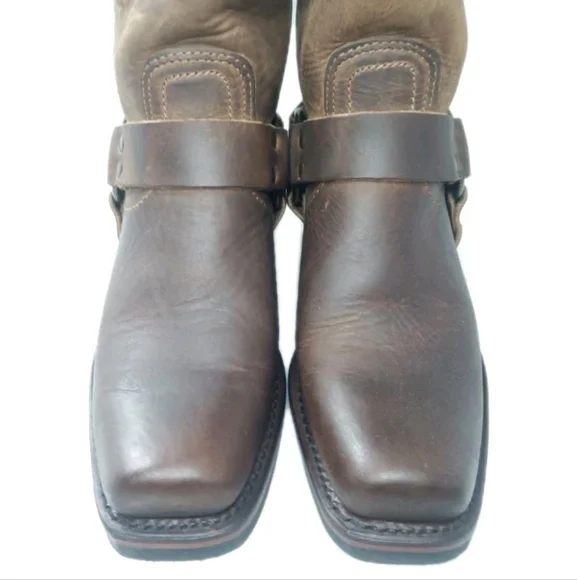 Frye Harness 12R Boots 7730 Women's Size 6.5 M Made In The USA Retail $498 - Picture 9 of 16